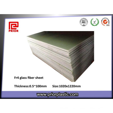 Placa de la resina del aislamiento de la hoja de la fibra de vidrio de epoxy de la fábrica G10 Fr4 de la fábrica de China